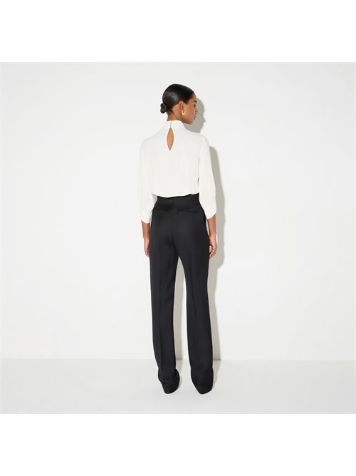 Blusa in georgette con cravattino ELISABETTA FRANCHI | CA17866E2/E84